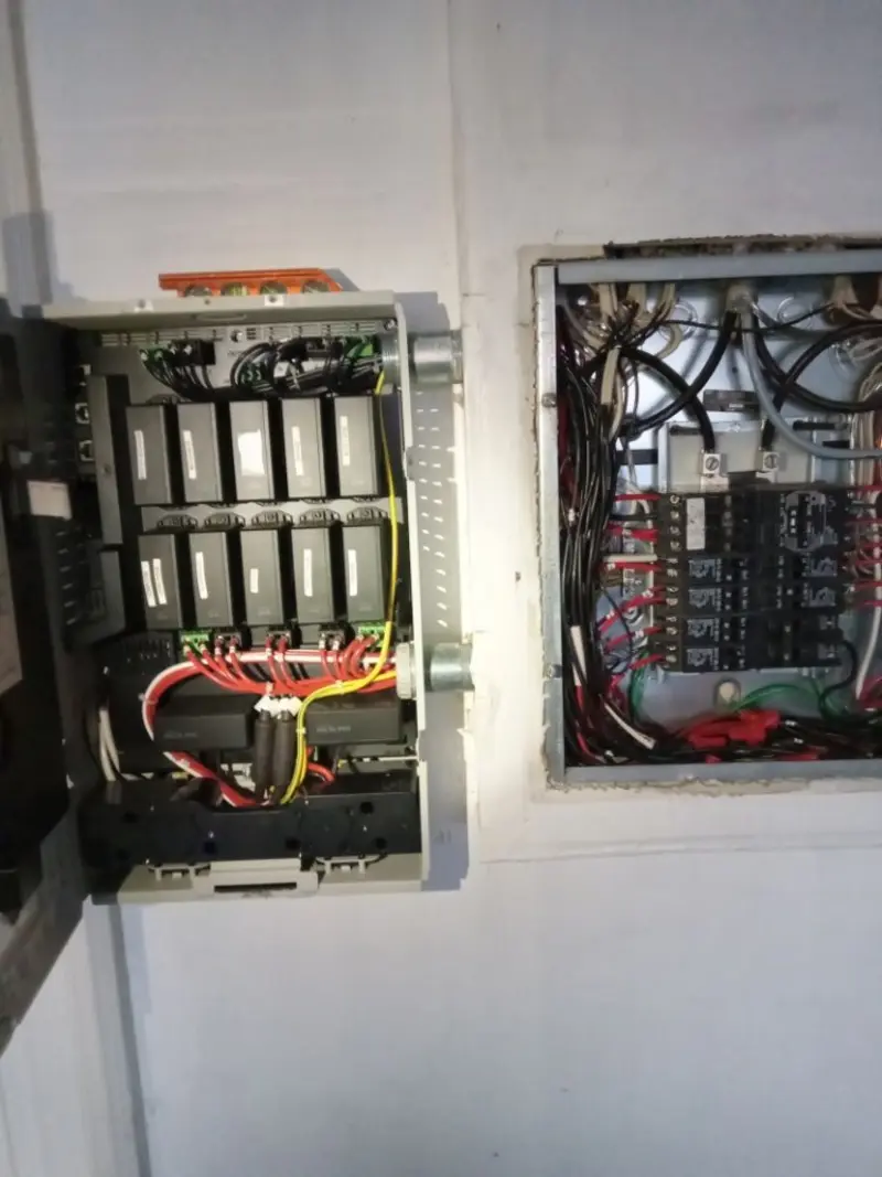 Electrical panel upgrade completed for Carbon Monoxide Detector Installation in Homestead Meadows North